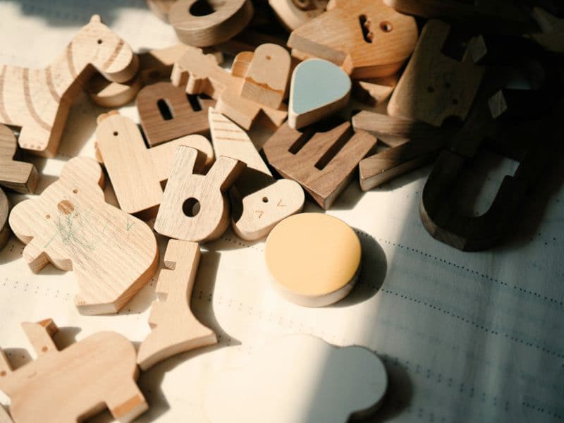 Lower-level children's toy representing lack of cognitive development in children.