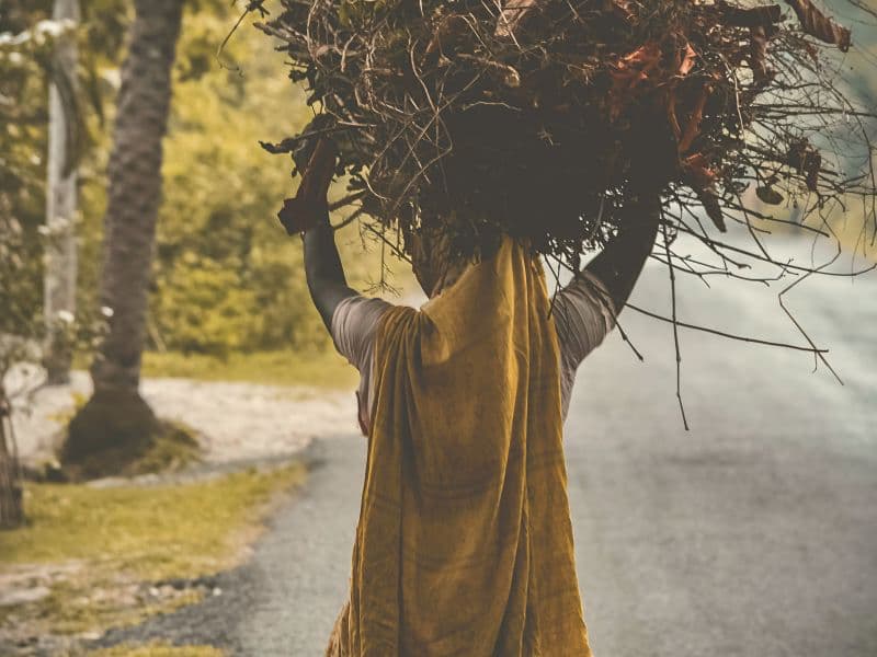 Woman in the South Asian community.