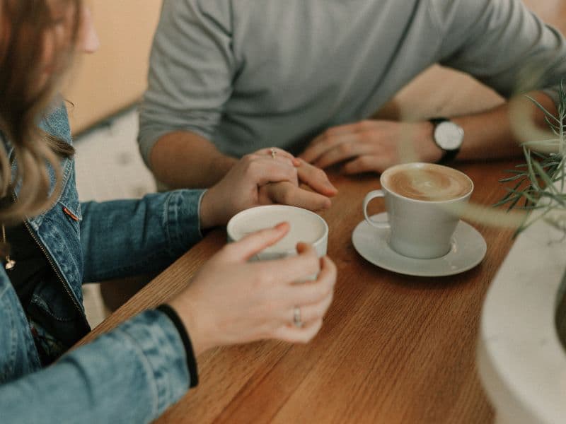 Providing support over coffee in a calm, peaceful environment.